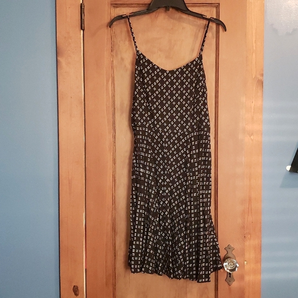 Black Dress With White Dots